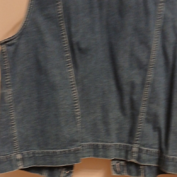 Talbots Blue Denim Vest - Picture 5 of 7